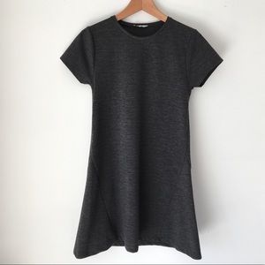 Zara Trafaluc Gray T-shirt dress